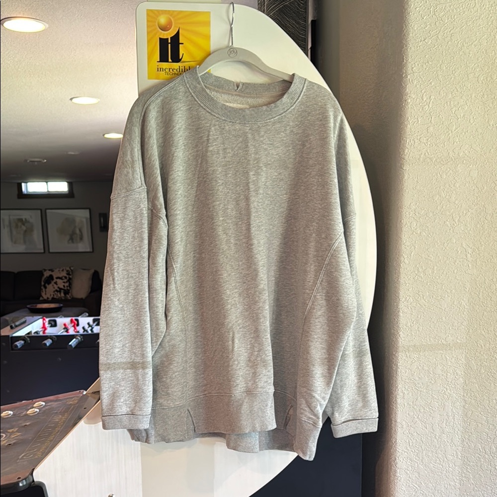 Aerie Heather Gray Crewneck Pullover